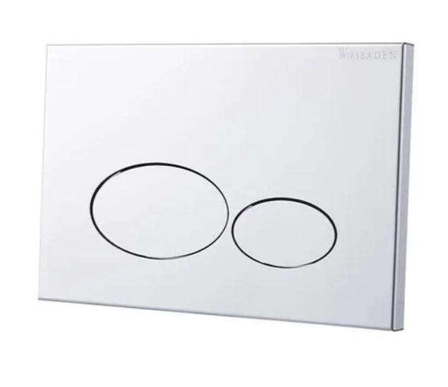 Wiesbaden x32 metal drukplaat voor oa UP320 en UP720, Doe-het-zelf en Verbouw, Sanitair, Bad, Nieuw, Chroom, Ophalen of Verzenden