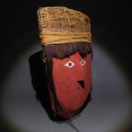 Chancay, Perú Hout Begrafenismasker. 1100 - 1400 na