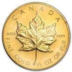 Canada. 20 Dollars 1989 1/2 oz $20 CAD Canadian Gold Maple, Postzegels en Munten, Edelmetalen en Baren