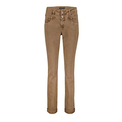 -30% Red Button  Red Button Broek srb4305 sienna denim cogna, Kleding | Dames, Broeken en Pantalons, Bruin, Nieuw, Verzenden