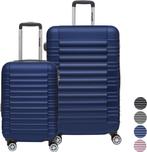 2dekans | TRVLMORE Kofferset - 2 Delig - 38L Handbagage +, Ophalen of Verzenden, Zo goed als nieuw