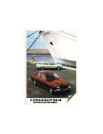 1983 PEUGEOT 504 GR / GRD / FAMILIALE BROCHURE FRANS, Nieuw, Peugeot, Author