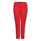 SET • rode pantalon met bies • 36, Kleding | Dames, Broeken en Pantalons, Nieuw, SET, Maat 36 (S), Verzenden