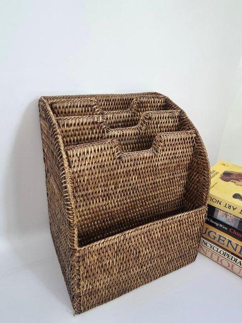 Flamant - Tijdschriftenhouder - Togo - Rattan, Antiek en Kunst, Curiosa en Brocante