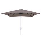 Garden Impressions Lotus parasol 250x250 - taupe, Tuin en Terras, Partytenten, Verzenden, Nieuw