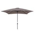 Garden Impressions Lotus parasol 250x250 - taupe, Tuin en Terras, Partytenten, Nieuw, Verzenden