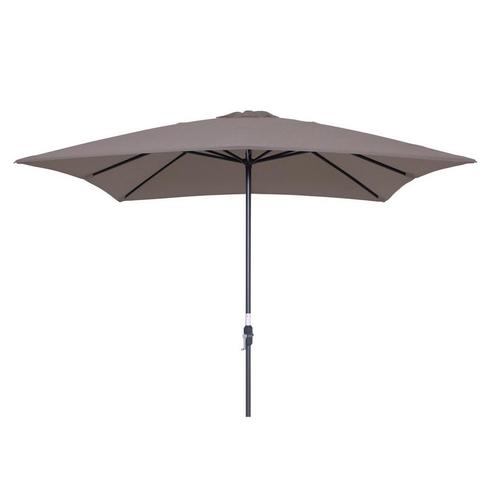 Garden Impressions Lotus parasol 250x250 - taupe, Tuin en Terras, Partytenten, Verzenden