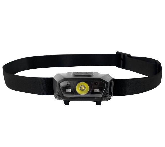 Technik LED hoofdlamp 1 LED 400lm 100m + micro USB met be..., Huis en Inrichting, Lampen | Overige, Nieuw, Ophalen of Verzenden