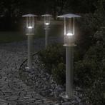 vidaXL Vloerlamp voor buiten 3 st 60 cm roestvrij staal, Tuin en Terras, Verzenden, Nieuw