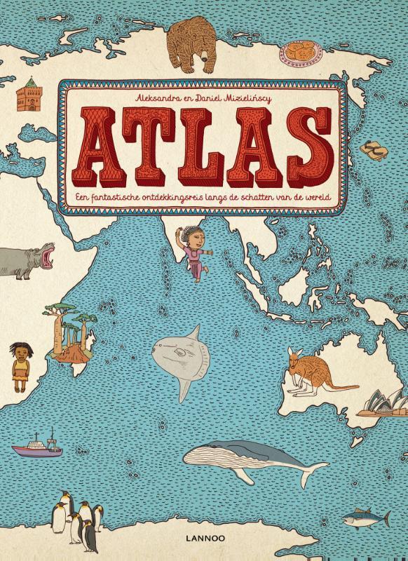 Atlas 9789401409285 D. Mizielinski, Boeken, Kinderboeken | Jeugd | 10 tot 12 jaar, Zo goed als nieuw, Verzenden