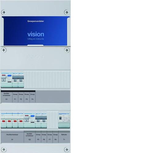 Hager VISION Installatiekast - VKG220L-T, Doe-het-zelf en Verbouw, Elektra en Kabels, Overige typen, Nieuw, Verzenden