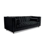 Bankstel Joure - rechte banken - Zwart, Nieuw, Stof