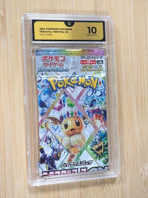 Pokémon - 1 Booster pack - GRADE 10 - Terastal Festival, Hobby en Vrije tijd, Verzamelkaartspellen | Pokémon