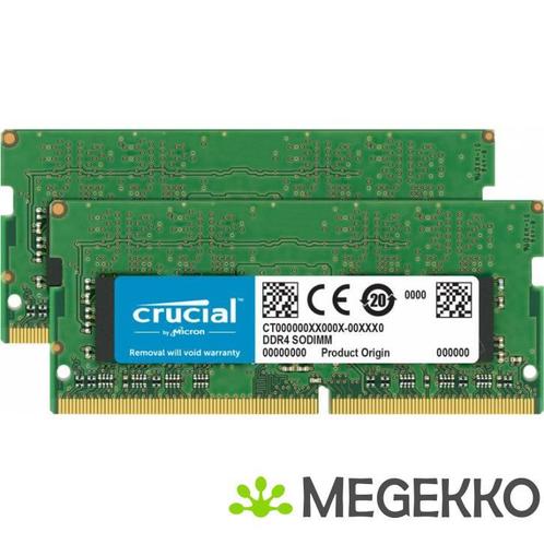 Crucial DDR4 SODIMM 2x16GB 2666 Apple, Computers en Software, RAM geheugen, Nieuw, Verzenden