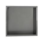 Inbouwnis Sanilux Napo Wand 30x30x7 cm Gunmetal, Ophalen of Verzenden, Nieuw, Bad