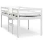 Hoogslaper Grenen 90x200 Wit | Retourdeal | 41% Korting, Ophalen of Verzenden, Nieuw, Hoogslaper