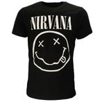 Nirvana White Smiley T-Shirt - Officiële Merchandise, Kleding | Heren, Verzenden, Nieuw
