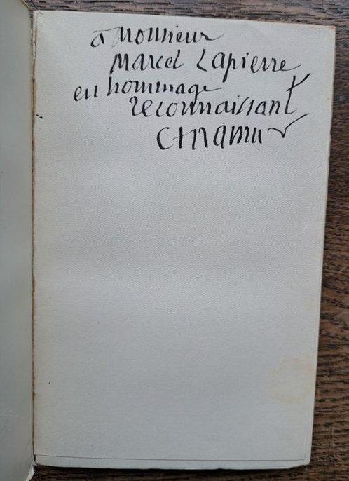 C.-F. Ramuz - Taille de lhomme [envoi autographe signé de, Antiek en Kunst, Antiek | Boeken en Bijbels