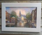 Jan Schaeffer (1923 - 2018) - Vismarkt in Gouda., Antiek en Kunst