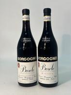 1996 & 1999 Giacomo Borgogno - Barolo Riserva - 2 Flessen, Nieuw