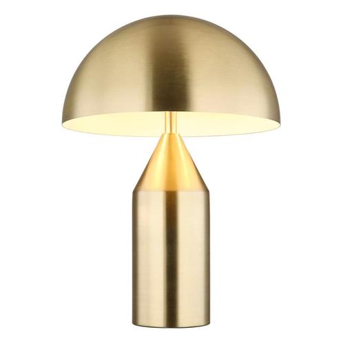 Tafellamp ATOMA Messing E27 Metaal ø28.0cm H:39.0cm, Huis en Inrichting, Lampen | Tafellampen, Nieuw, Metaal, Ophalen of Verzenden