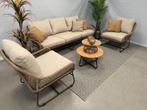 Te Velde tuinmeubelen rio lounge set met spalding tafel set, Tuin en Terras, Tuinsets en Loungesets, Nieuw, Wicker, Loungeset