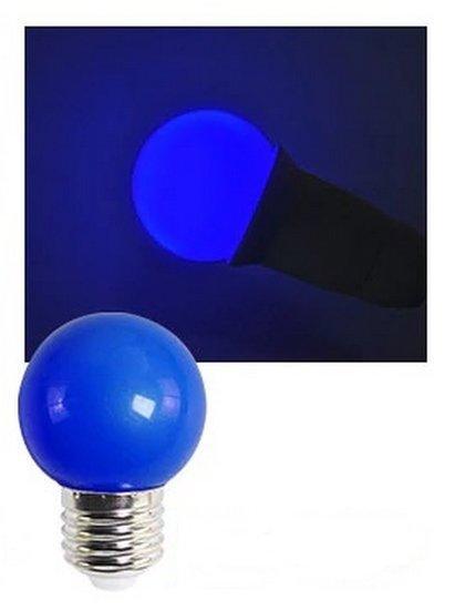 E27 Party ledlamp 1,5 watt Blauw Mini IP65, Huis en Inrichting, Lampen | Overige, Verzenden