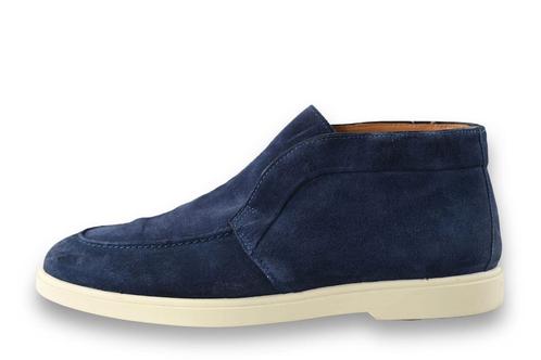 Stefano Lauran Instappers in maat 42 Blauw | 10% extra, Kleding | Heren, Schoenen, Blauw, Zo goed als nieuw, Overige typen, Verzenden