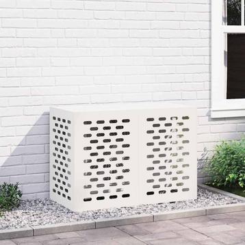 vidaXL Airconditioner hoes Wit 100 x 50 x 70 cm Staal beschikbaar voor biedingen
