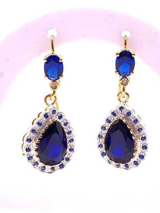 Zonder Minimumprijs - Hangoorbellen - 9 kt. Geel goud,, Sieraden, Tassen en Uiterlijk, Antieke sieraden