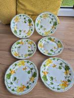 Villeroy & Boch - Ontbijtbord (6) - Geranium - Porselein -