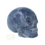 Blauwe kwarts kristallen schedel 606 gram, Sieraden, Tassen en Uiterlijk, Edelstenen, Verzenden, Nieuw