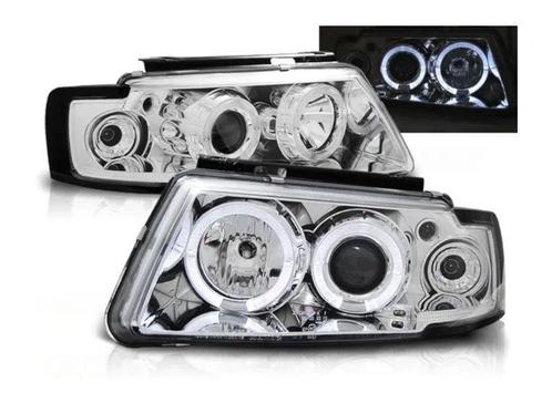 Angel Eyes koplamp units Chrome geschikt voor VW Passat B5, Auto-onderdelen, Verlichting, Nieuw, Volkswagen, Verzenden