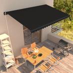 vidaXL Luifel handmatig uittrekbaar 450x300 cm antraciet, Verzenden, Nieuw