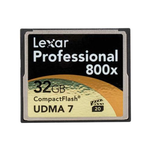 Lexar 32GB Professional Compact Flash Geheugenkaart 120MB/S, Audio, Tv en Foto, Fotografie | Geheugenkaarten, Fotocamera, 32 GB
