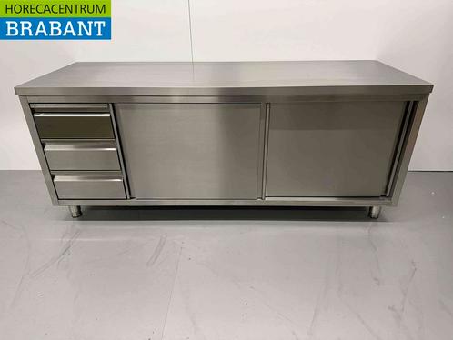 RVS Werkkast Premium-line Kast Werktafel 2 schuifdeuren en 3, Zakelijke goederen, Horeca | Keukenapparatuur, Nieuw in verpakking
