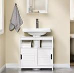 Badkamer Wastafelonderkast met Schuifdeuren en Open Opbergva, Huis en Inrichting, Badkamer | Badkamermeubels, Verzenden, Nieuw