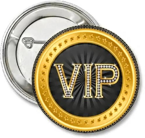 Vip en Crew buttons voor maar 0,95!, Verzamelen, Speldjes, Pins en Buttons, Overige onderwerpen, Nieuw, Button, Verzenden