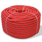 vidaXL Boot touw 14 mm 50 m polypropyleen rood, Verzenden, Nieuw