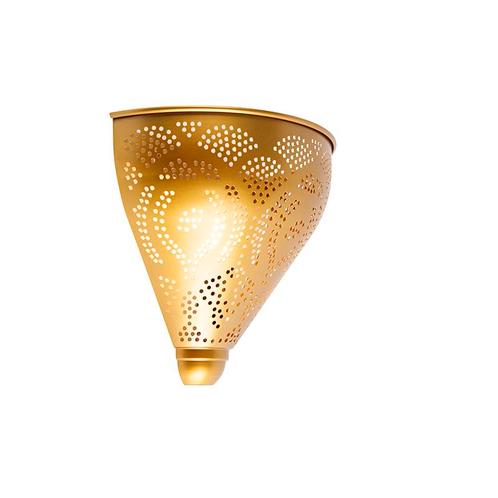 Oosterse wandlamp goud - Zayn, Huis en Inrichting, Lampen | Wandlampen