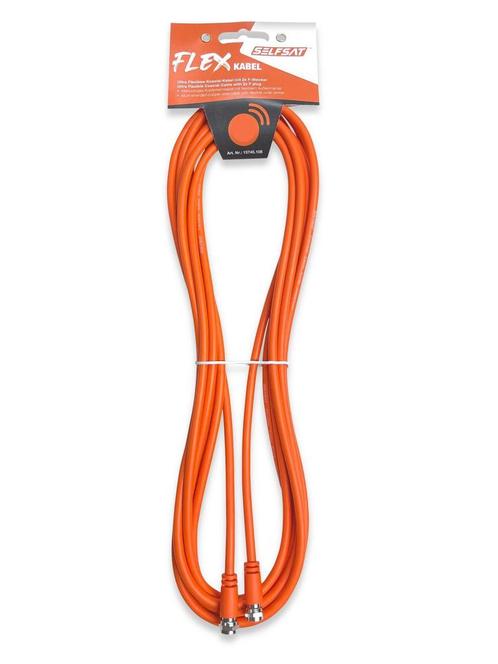 Selfsat FLEX flexibele coaxkabel met F-connectoren, Audio, Tv en Foto, Audiokabels en Televisiekabels, Tv-kabel, Nieuw, Ophalen of Verzenden