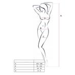 PE Bodystocking BS054 rot - S/L, Verzenden