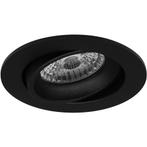 GU10 Inbouwspot Set - Mat Zwart - Inbouw Rond - Kantelbaar -, Metaal of Aluminium, Nieuw, Ophalen of Verzenden, Led