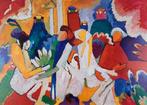 Wassily Kandinsky (1866-1944) - Oriental, 1909 - Artprint -, Antiek en Kunst