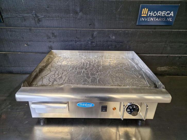 Grillplaat | Bakplaat | Glad | 55 cm | incl. Opvangbak |, Zakelijke goederen, Horeca | Keukenapparatuur, Gebruikt, Fornuis, Frituur en Grillen