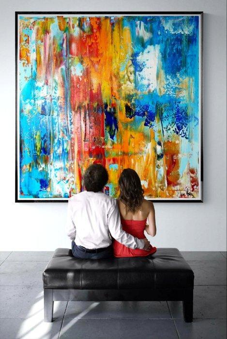 Luc Mora - Colour reflections - XXL, Antiek en Kunst, Kunst | Designobjecten