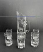 Drinkset (6) - Kan met 5 glazen - limonade- en waterset -