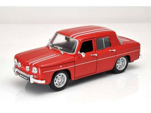 GSDCCwel 00024015r 1/24 1964 Renault 8 Gordini, red/white, Hobby en Vrije tijd, Modelbouw | Figuren en Diorama's, Nieuw, Ophalen of Verzenden