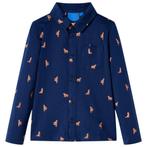 vidaXL Kindershirt 104 marineblauw, Verzenden, Nieuw