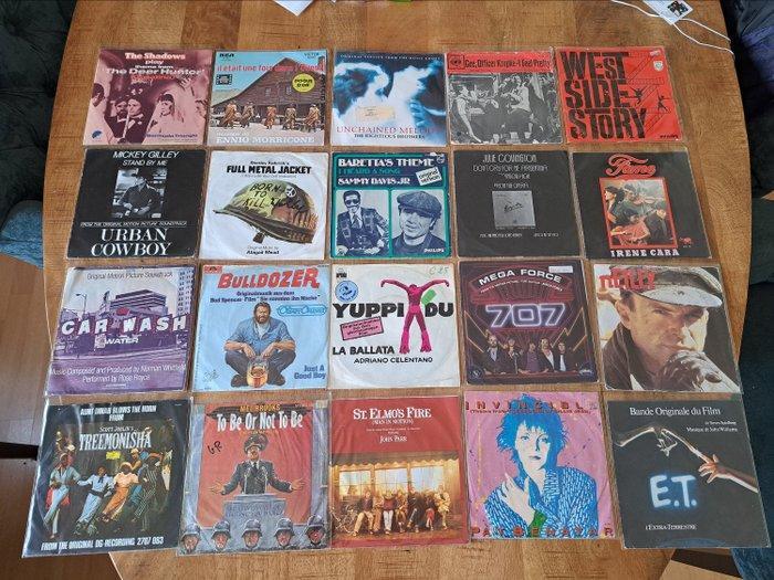 20x 7 inch singles of film and movies - 20 original singles, Cd's en Dvd's, Vinyl Singles